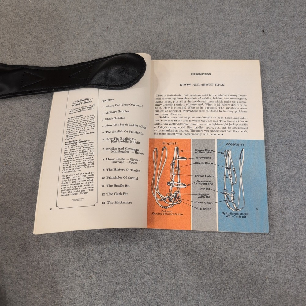 Know All About Tack George Dulaney Farnam Horse Library Vintage 1974 Paperback - Picture 2 of 2